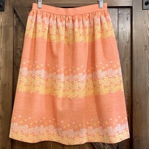 Vintage 60s floral midi skirt